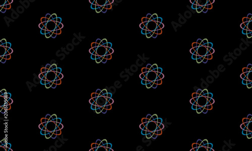 The design creates a repetitive and symmetrical motif, giving a modern and abstract appearance