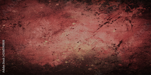 Bild auf Leinwand Old vintage grunge textured background with dirty brown paint, rusted surface, r