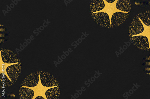 Japanese modern pattern washi paper background. Japanese Washi paper texture featuring an abstract morning glory flower design.