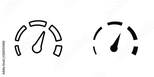 Canvastavla Tachometer icon