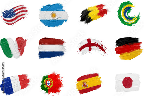 World Countries Flags Vector Collection