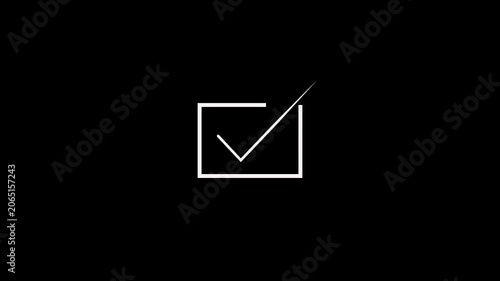 Colorful Check Mark Icons Set – Green, Red and Black Tick Symbols for Approval, Verification and Completed Tasks

