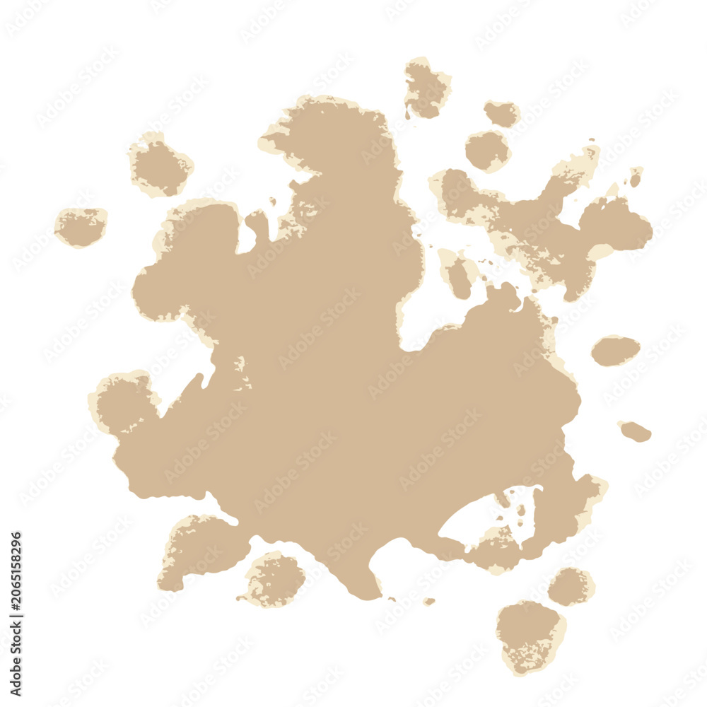 Obraz premium Beige vector spot. Design element.