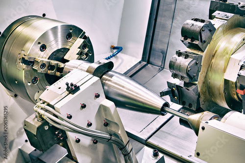 CNC Lathe Machining Artillery Shell Body in Defense Manufacturing