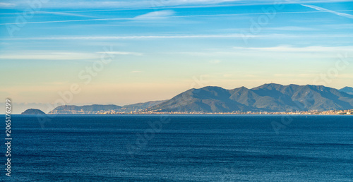 Sundown scenery in Italy