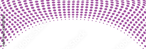Konstfotografi Purple halftone dots pattern background vector illustration graphic design eleme