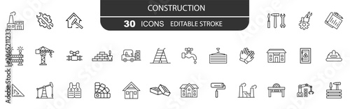 Fotografie Construction icons