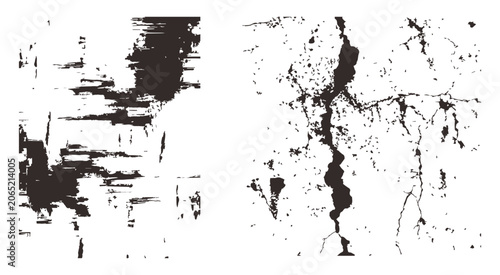 Photos Ink and Scratch Grunge Pattern