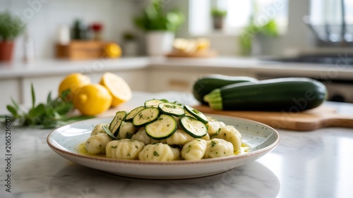 Gnocchi with Zucchini and Lemon, a Fresh and Flavorful Italian Dish
