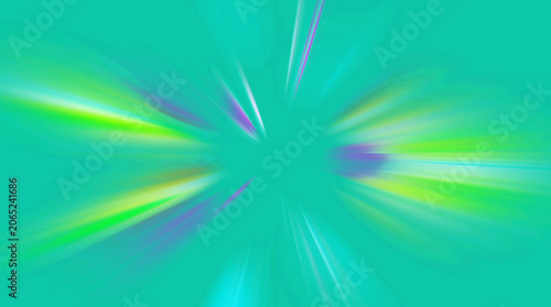 Abstract Teal Radial Zoom Burst Background