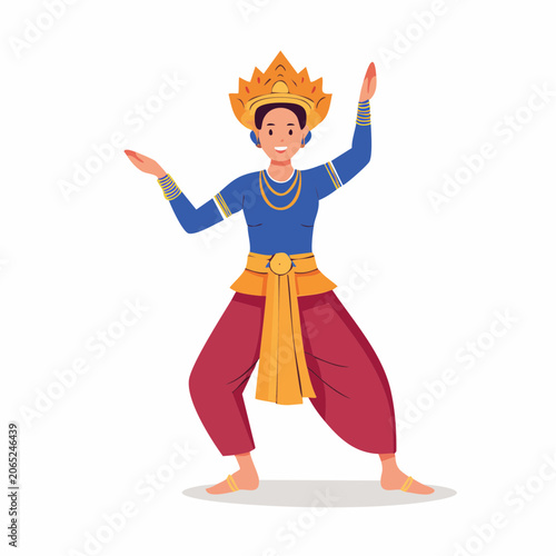 Traditional Dancer in Costume