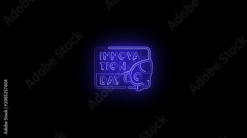  text, animated repeating, floating, flashing motion, with red neon light effect