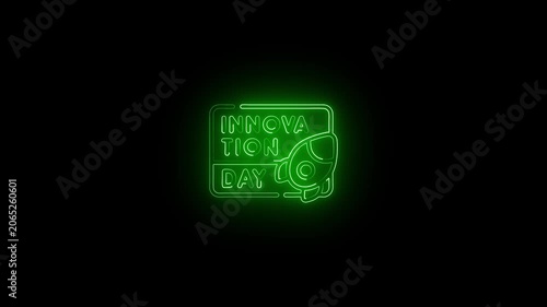  text, animated repeating, floating, flashing motion, with red neon light effect