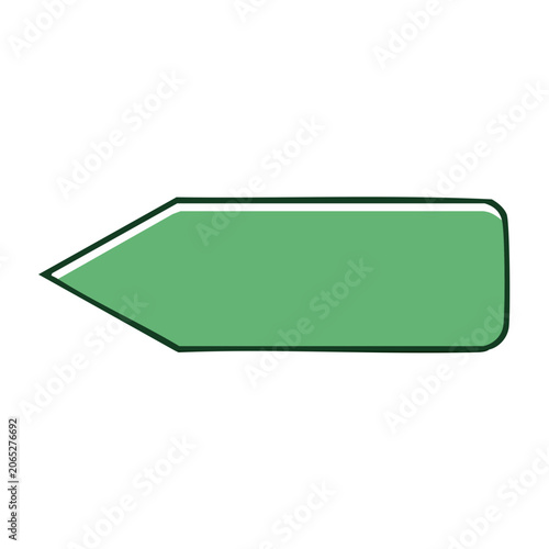 Green arrow icon pointing right on transparent background