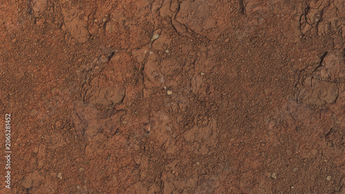 Valokuva Red rocky desert ground texture