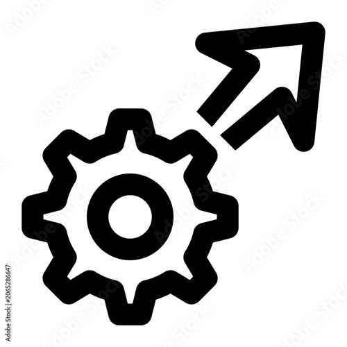 Optimization Outline Icon