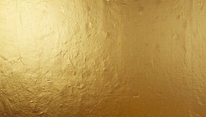 Textured gold background surface with a metallic finish