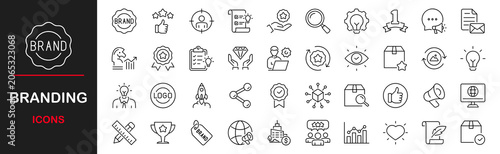 Foto Branding icon set