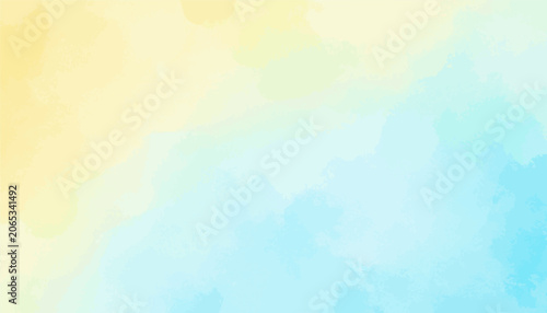 Pastel Summer Watercolor Background