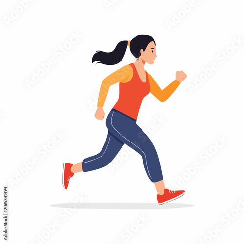 Woman Running