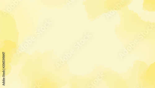 Soft Yellow Watercolor Background