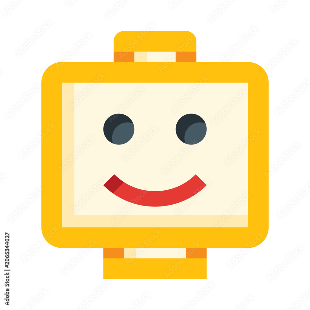 Naklejka premium Head constructor lego