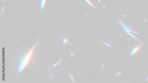 Картината върху платно Diamond light effect png with rainbow prism reflections, radiant glow and transparent abstract background composition