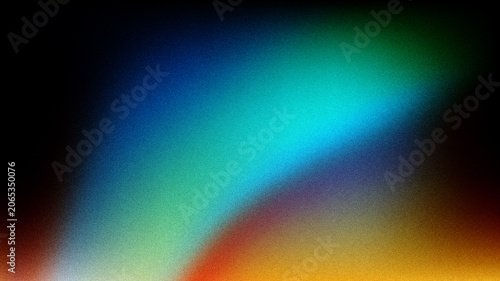 Photos Vibrant grainy gradient background with soft light leaks, abstract colorful nois