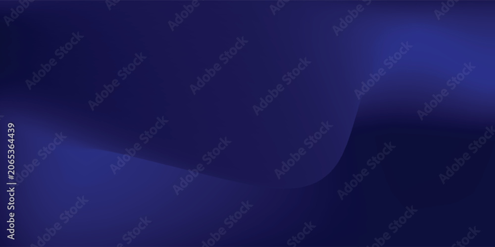 Obraz premium Deep blue ocean gradient wallpaper. Abstract dark navy underwater background. Blur sea backdrop for presentation, banner, brochure, poster. Deep water or night sky surface design. Vector