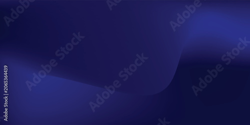 Deep blue ocean gradient wallpaper. Abstract dark navy underwater background. Blur sea backdrop for presentation, banner, brochure, poster. Deep water or night sky surface design. Vector