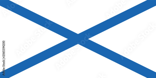 Scotland flag isolated on white background . National flag of Scotland . Vector illustration