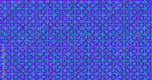 Abstract geometric pattern with neon yellow and deep magenta colors, repeating kaleidoscopic motion background.
