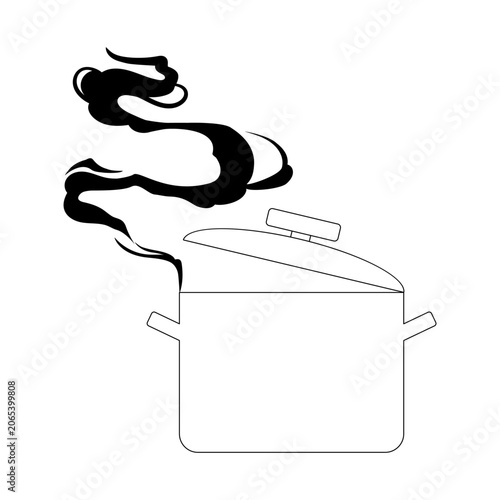 restaurant, chef, kitchen and cooking logo vector illustration