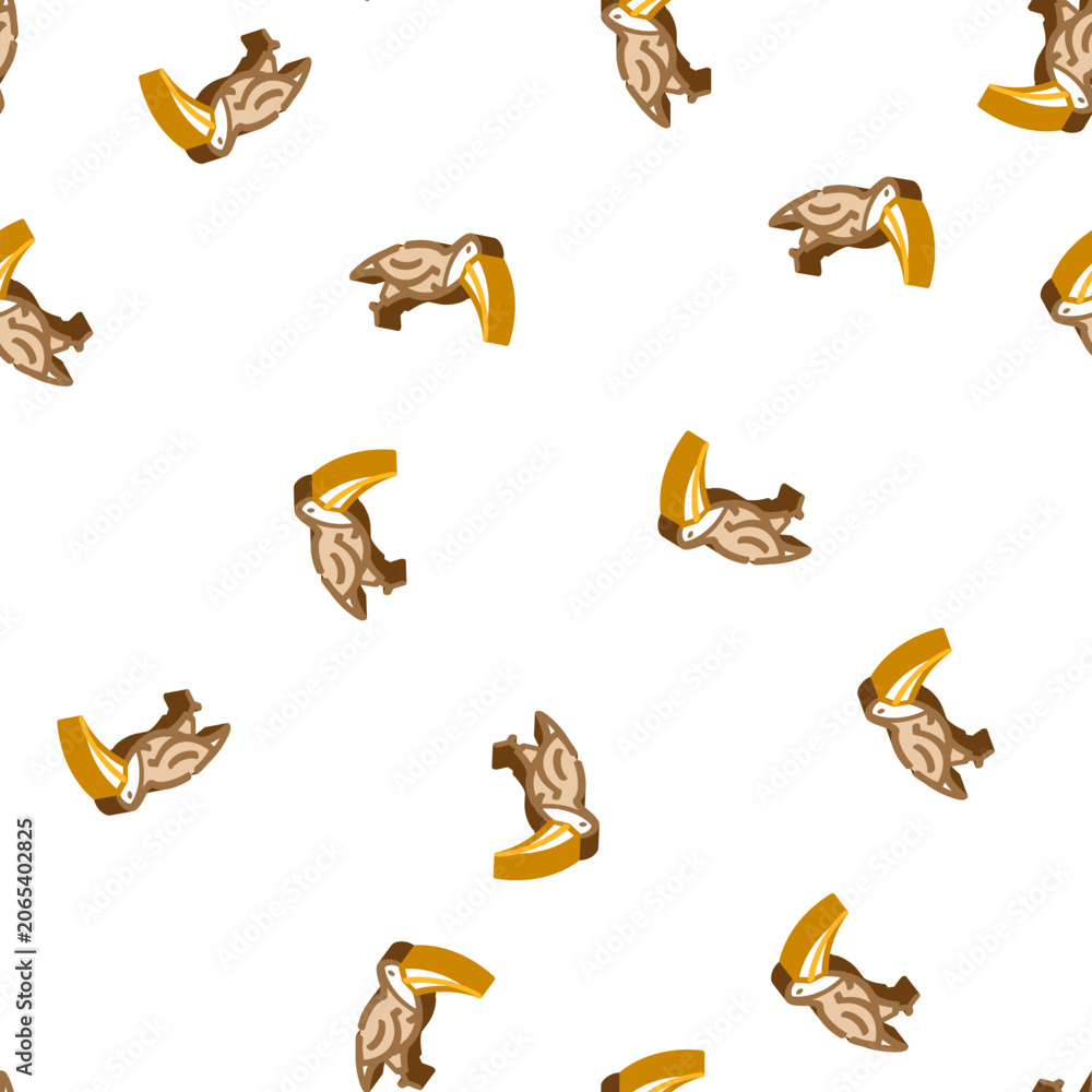 Obraz premium hummingbird bird isometric seamless pattern. hummingbird bird sign illustration