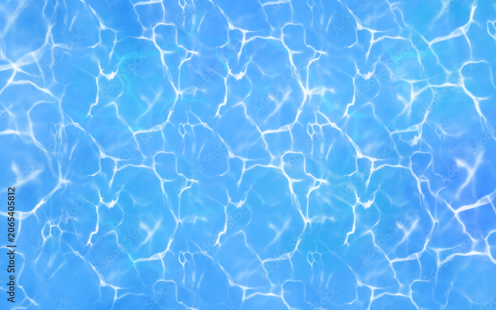 Obraz premium Blue Water Surface Ripple Texture