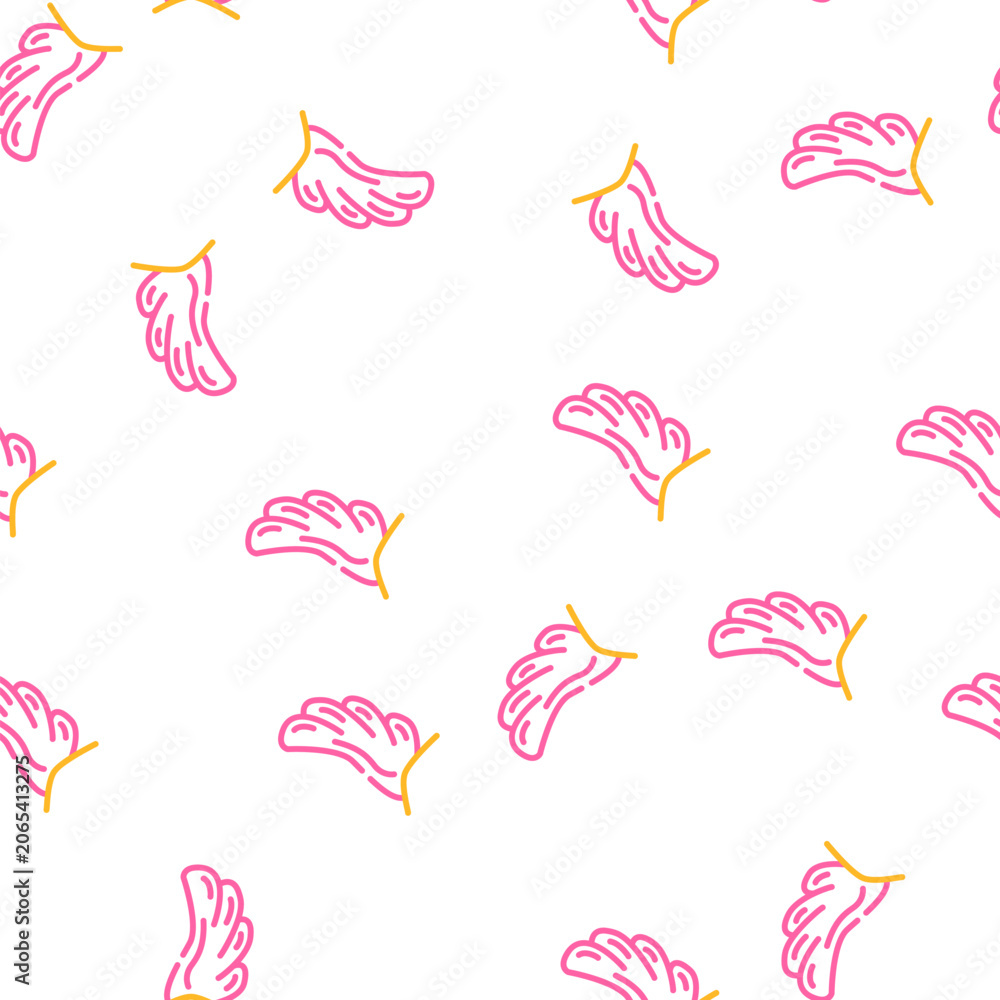 Naklejka premium cupeydon wing vector seamless pattern cupeydon wing sign illustration