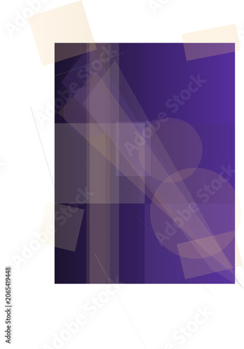 Abstract Geometric Shapes with Soft Gradient Colors.