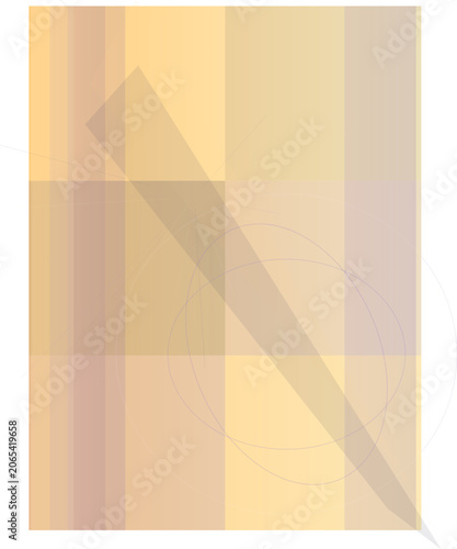 Transparent geometric overlay on soft gradient background.
