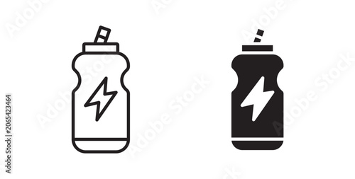 Foto Energy drink icon for website, apps and UI.
