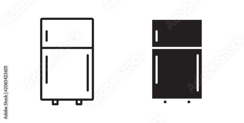 Canvastavla Fridge icon for website, apps and UI.