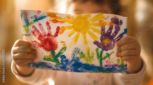 Child's Hands Painting