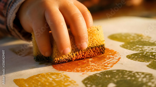 Child's Hands Painting