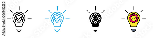 Foto Creative multi - style icon design concept