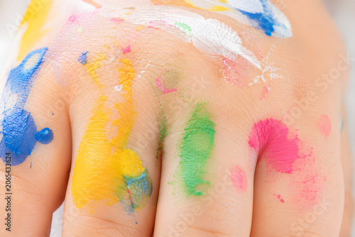 Child's Hands Painting