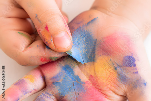 Child's Hands Painting