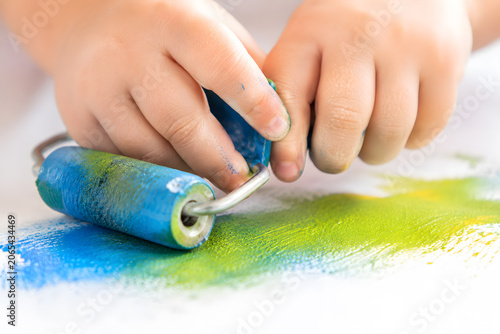Child's Hands Painting