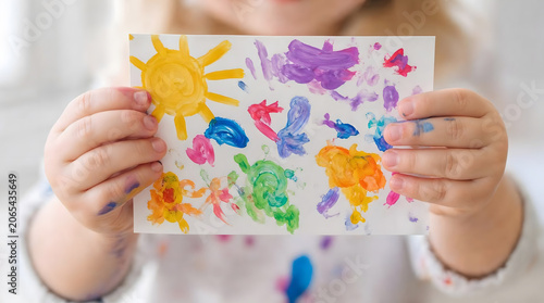 Child's Hands Painting