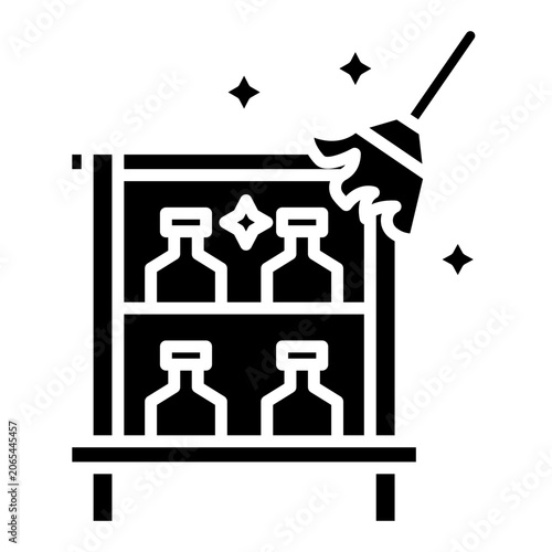 Shelf Cleaning Icon