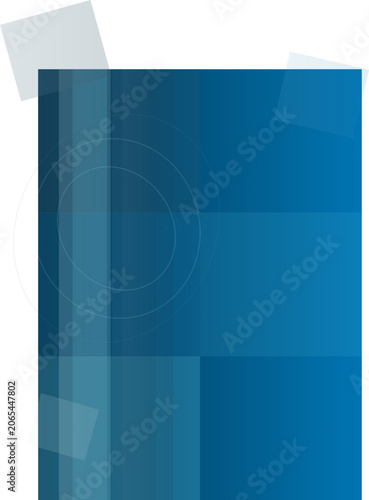 Abstract Blue Geometric Shapes Design.
