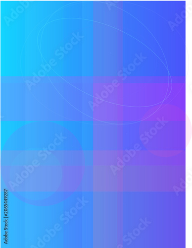 Vibrant Gradient Blue and Purple Abstract Background.